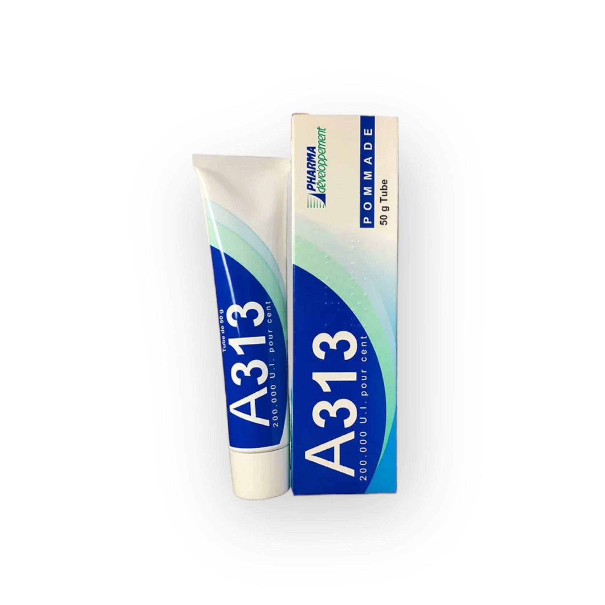 A313 50g tube of retinol pommade & box from Pharma Developpment, authentic French Pharmacy